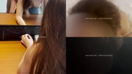 yourskin33 พี่ยู Onlyfans นัดเย็ดสดกับน้องชมพูสาวสวยเด็ดจัด 9