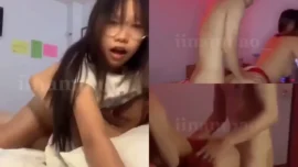 หลุด Iinamnao น้องน้ําหวานสาวน่ารักโดนแฟนหนุ่มเย็ดท่าหมา 13