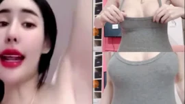 ไลฟ์สดขอของขวัญถอดเสื้อผ้านมสวยใหญ่ขาวมาก 31