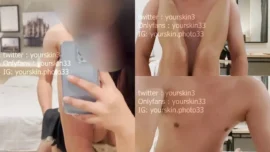 น้องตาหวานจากทวิตเตอร์ ถูกจัดหนัก 5 น้ำทั้งคืนตั้งแต่ดูดควยจนขย่มควยแตก Onlyfans yourskin33 19