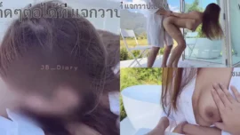 เจลลี่สาวหุ่นดีเย็ดเอาท์ดอร์อมควยขย่มควยเก้าอี้ยืนเย็ดท่าหมาจนแตกในหี Onlyfans jbswg_diary 3