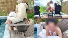 น้ำผึ้งพาคู่ขาไปเย็ดเอาท์ดอร์ในรีสอร์ทวิวธรรมชาติ Onlyfans honeytipsy 11