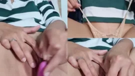 mickeemouse น้องกี้สาววัยรุ่นน่ารักทดลองใช้เครื่องเล่นเสียวในยามดึก Onlyfans 11