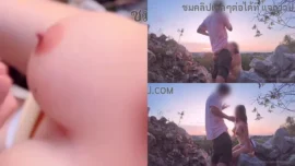 BeNight69 น้องบีและคู่ขาเย็ดกลางแจ้งบนโขดหิน Onlyfans 1