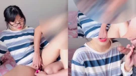 tn.2na สาวแว่นโดนซอยหีท่าหมาจนแตกใน Onlyfans 7