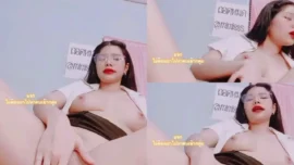 น้องมีมี่ mamemm1 ชุดนักศึกษาช่วยตัวเองแหวกตกเบ็ดหีแฉะดิลโด้ซอยน้ำหีเยิ้ม Onlyfans 9