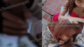 sweetiesmooth โม๊กริมหาดยืนเย็ดเอาท์ดอร์แตกใน Onlyfans 3